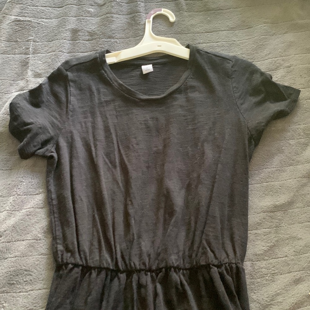Black Short Sleeve Dress